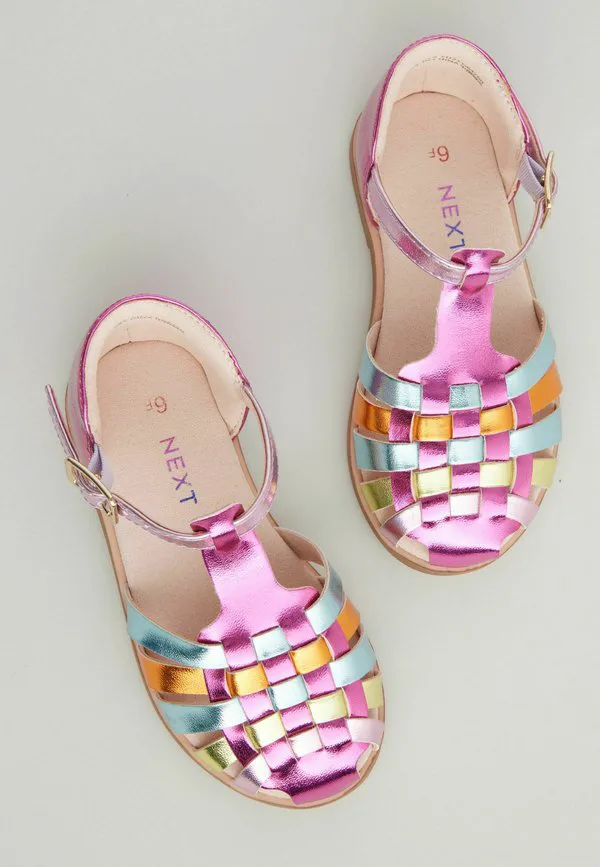 Стандартные рыбацкие сандалии для особых случаев Next, Rainbow Metallic — фото 3