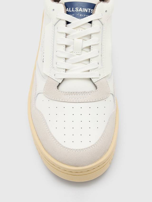 Кроссовки с низким верхом из кожи regan AllSaints, цвет White/Blue — фото 2