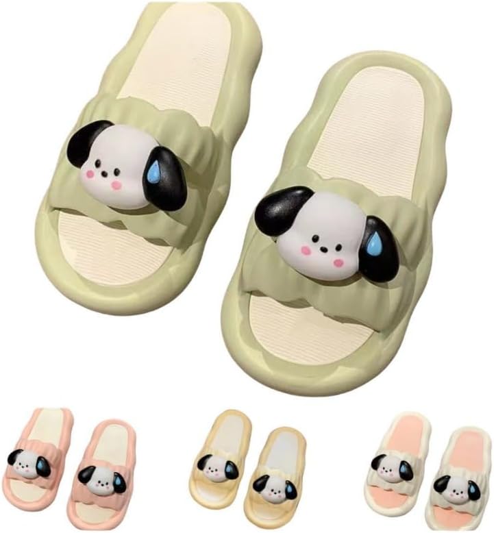 

Милые шлепанцы для женщин с собакой Albiva, зеленый