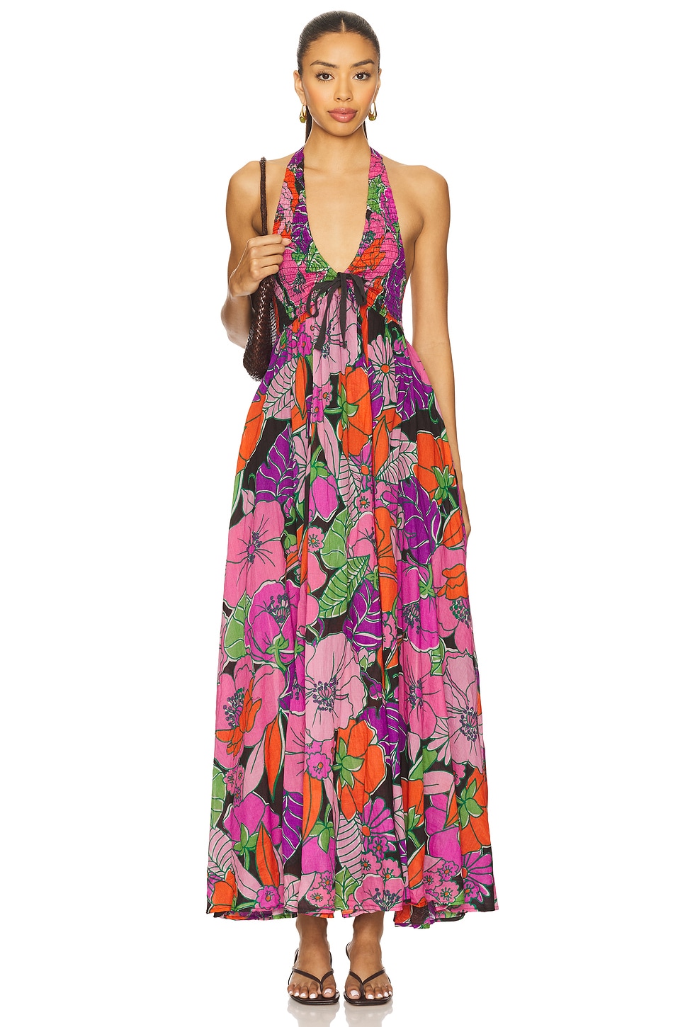 

X revolve baysides florals макси-платье Free People, party combo