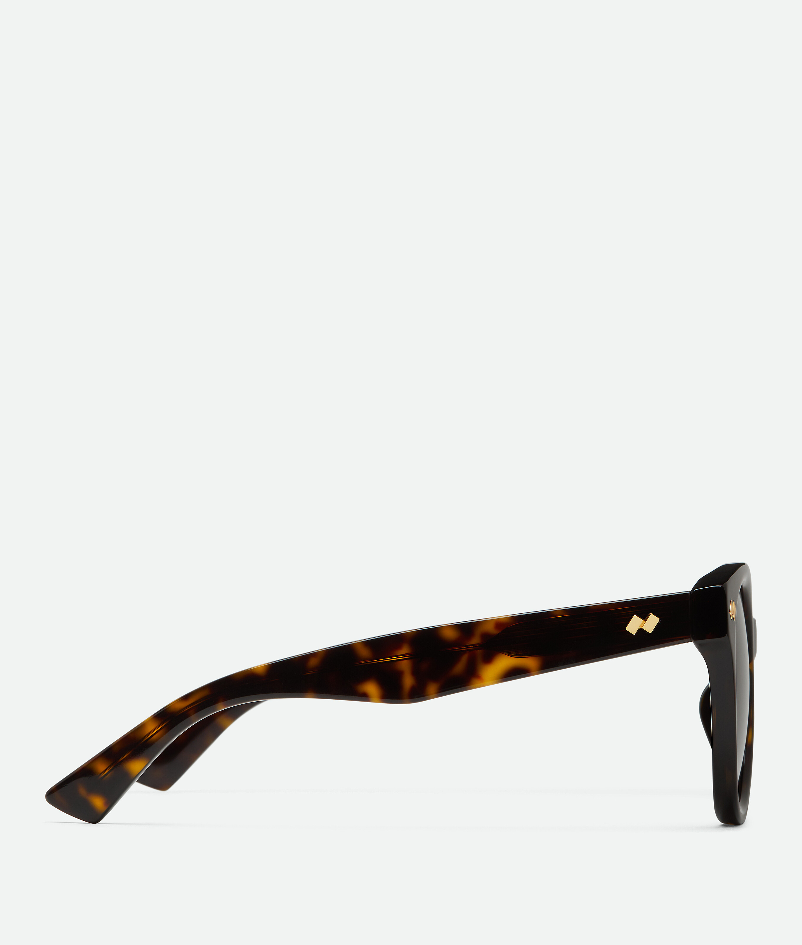 Dizzy round sunglasses BOTTEGA VENETA, коричневый/гавана — фото 3