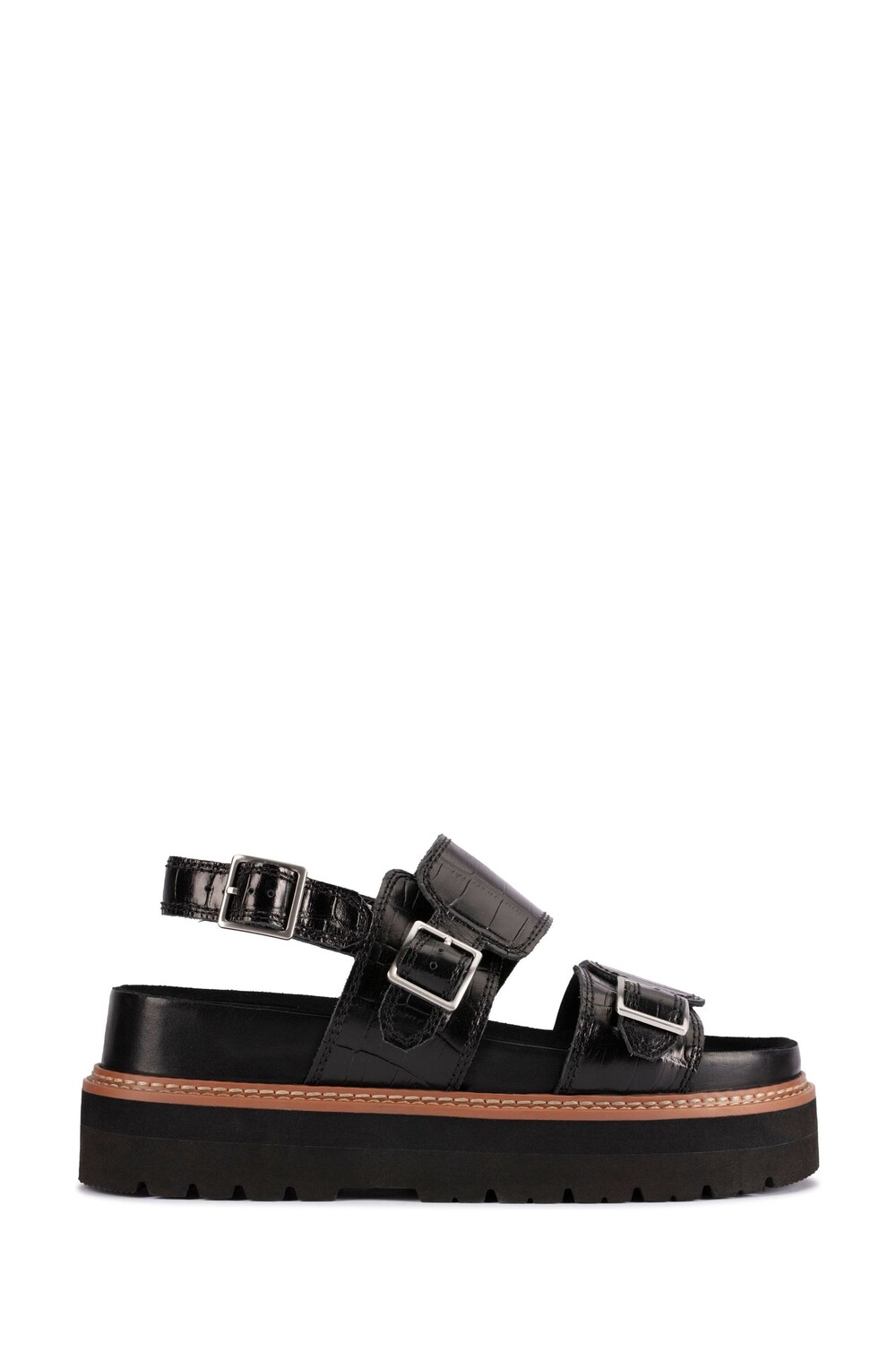 

Босоножки Interest orianna с блестками Clarks, черный