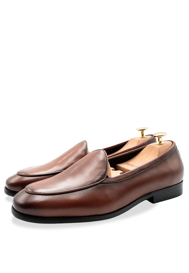 Туфли лоферы, монки с прошивкой Blake, модель Monteros , Monteros, цвет каштановый Arden Teal — фото 2
