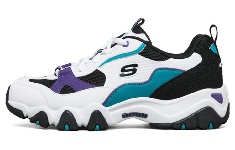 

D"LITES 2.0 Кроссовки женские с низким верхом, белые/синие/разноцветные Skechers, Синий, D"LITES 2.0 Кроссовки женские с низким верхом, белые/синие/разноцветные Skechers