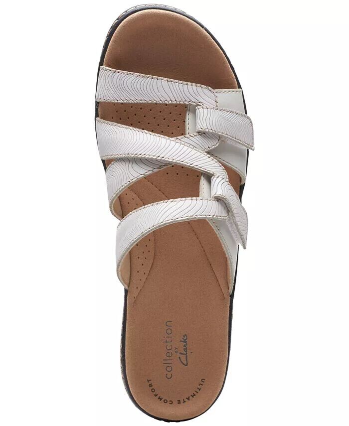 Женские сандалии без шнуровки Merliah Karli с ремешками Clarks, белый — фото 4
