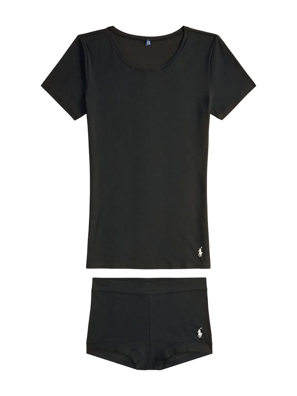 Пижама 'Клуб Коттон' Polo Ralph Lauren, Black