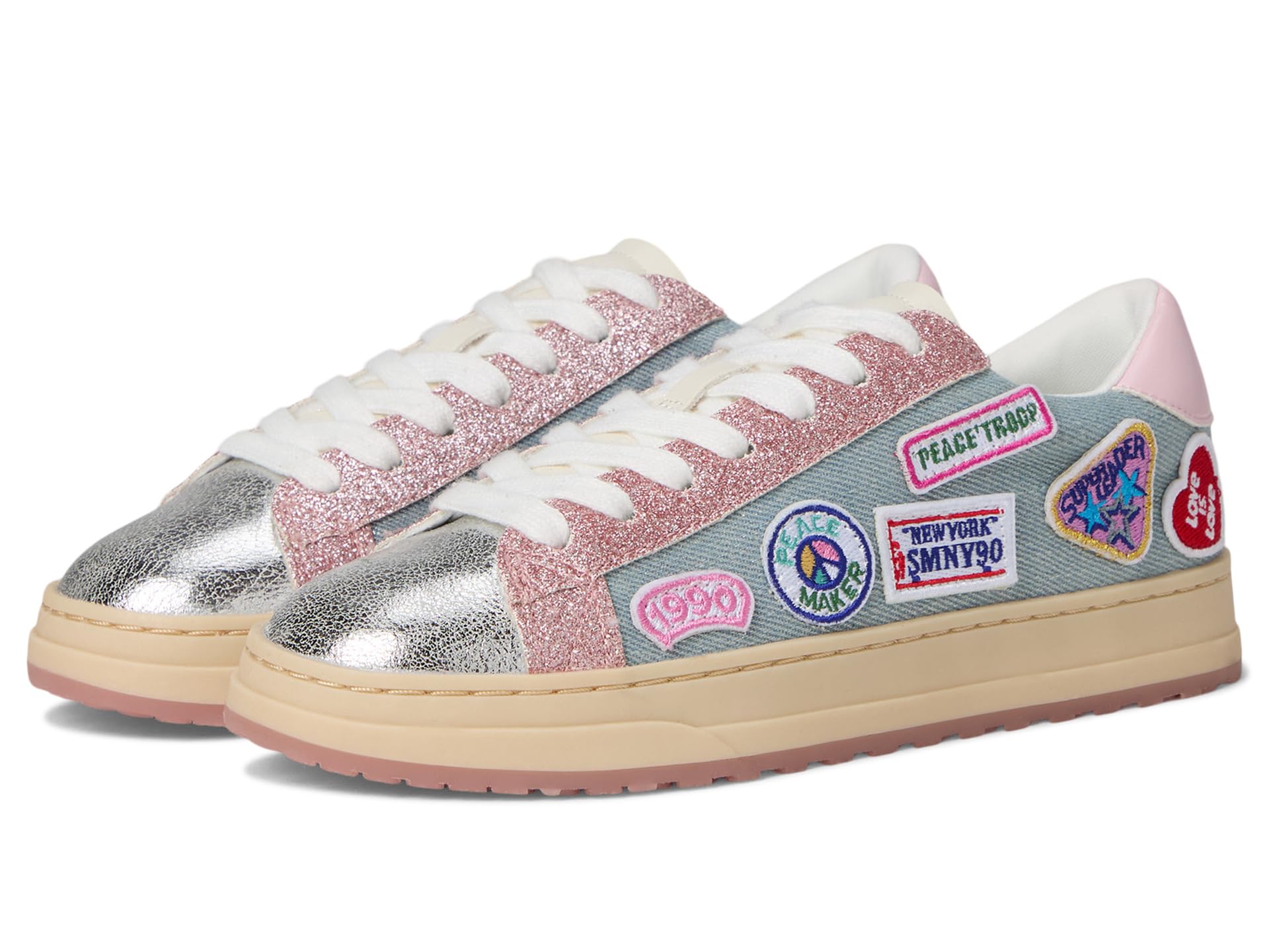 

Кроссовки Steve Madden Kids Hopee, Denim Multi