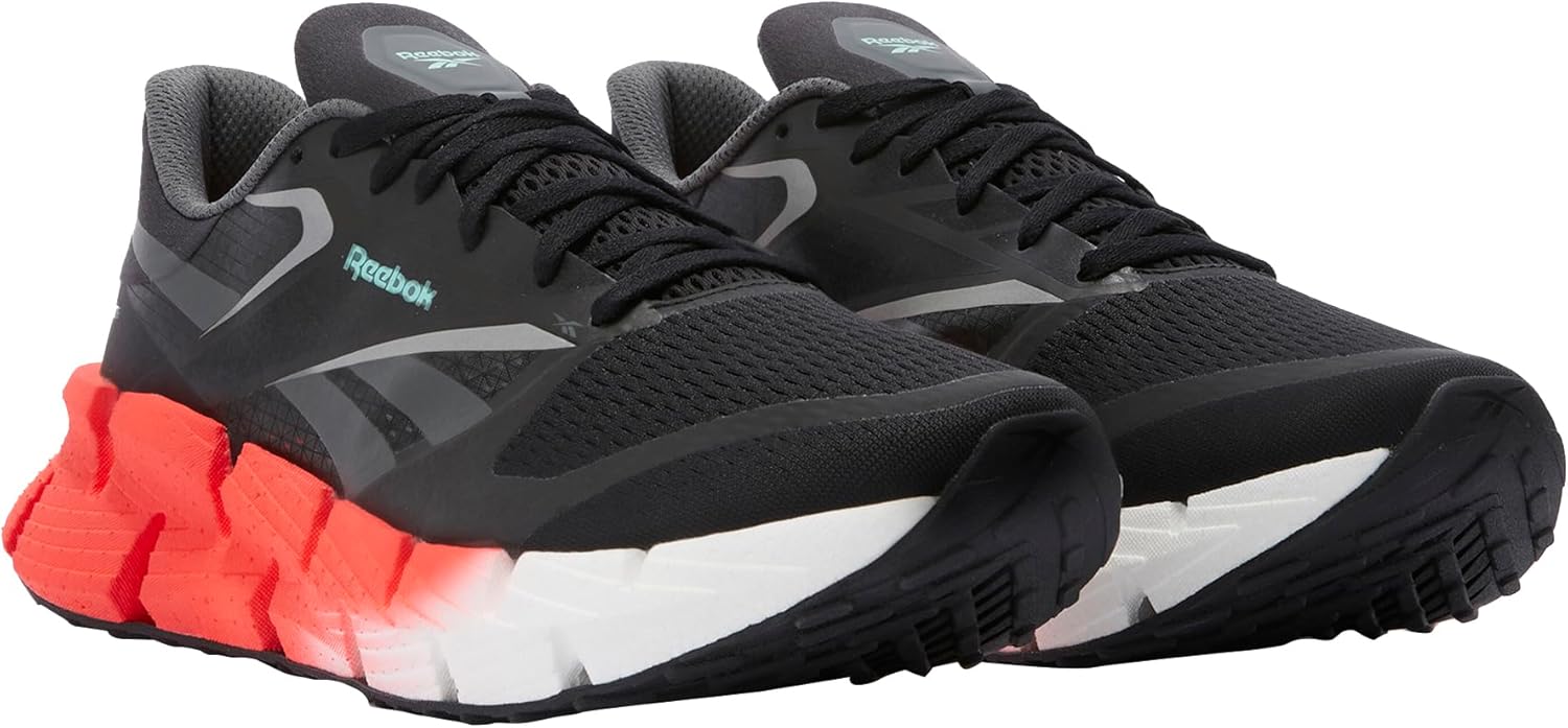 Мужские беговые кроссовки Reebok Floatzig, белый/черный/серый — фото 2