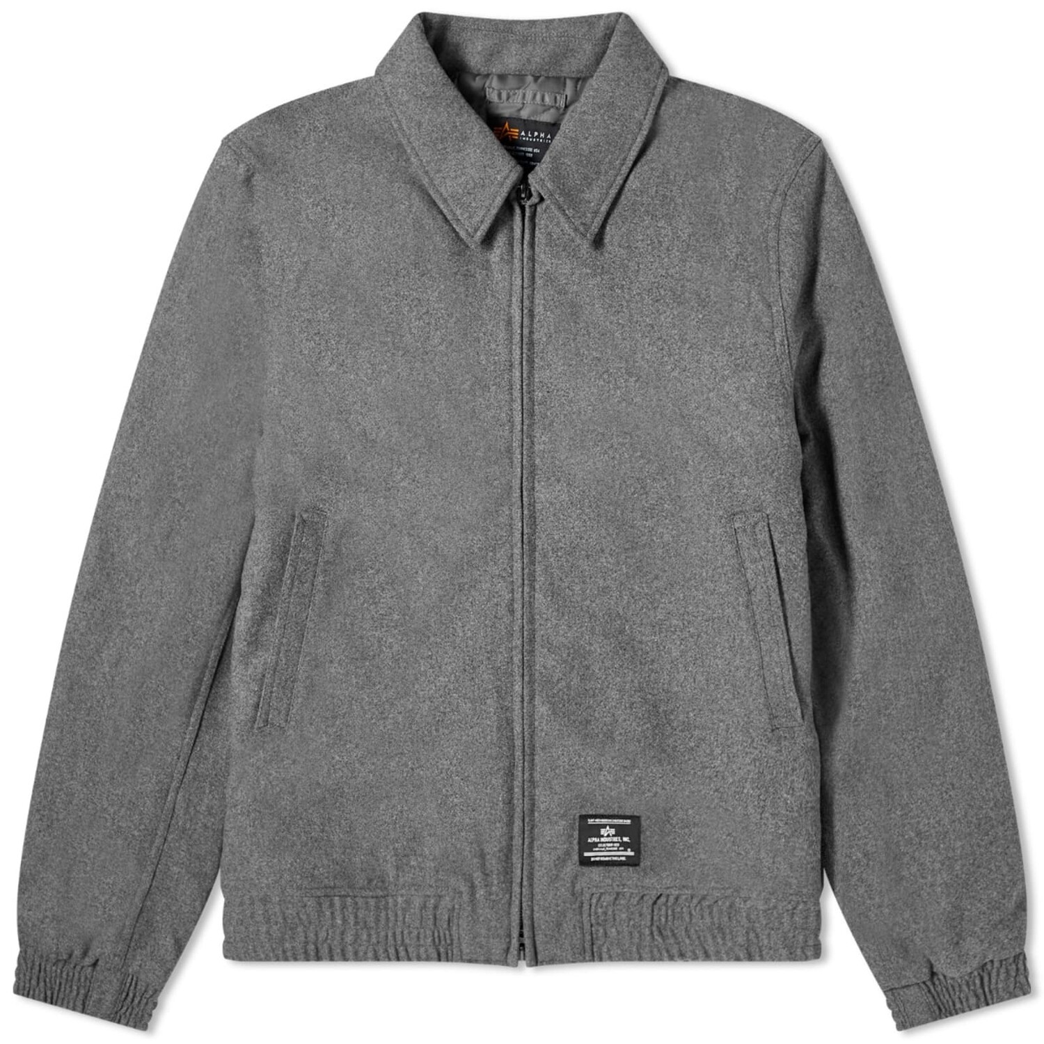 

Куртка Alpha Industries Wool Harrington Flight, цвет Dark Charcoal Heather