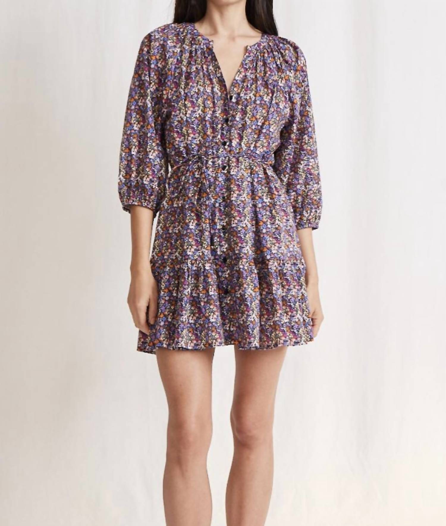 

Платье Mini Mitte в цвете Bettina Floral Multi APIECE APART