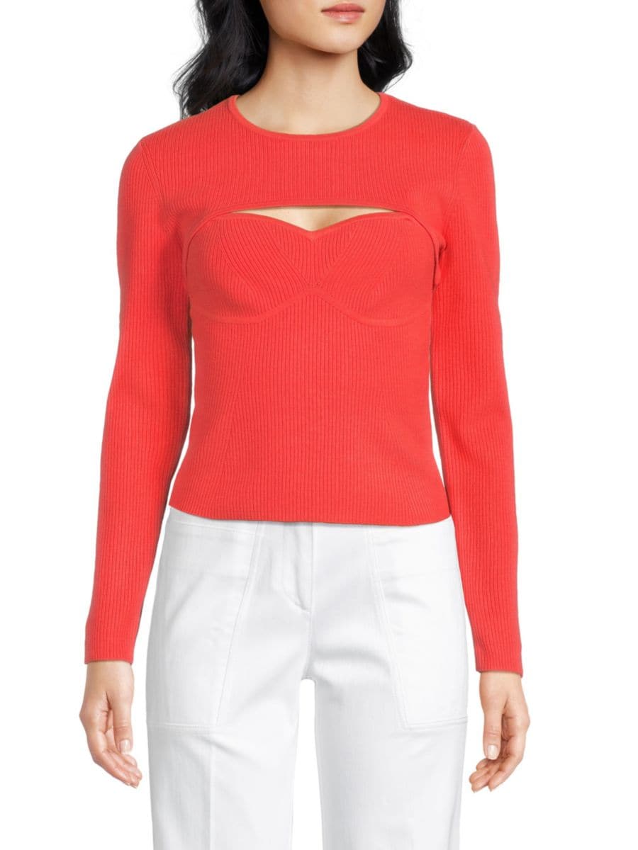 

Несса Топ Derek Lam 10 Crosby, цвет Coral