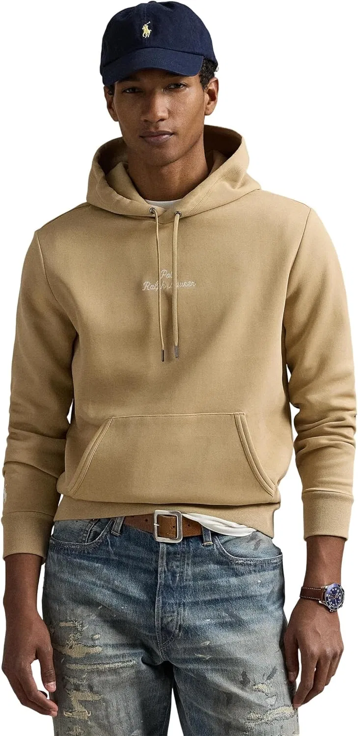 Мужская толстовка с логотипом POLO RALPH LAUREN, двойного плетения, Vintage Khaki