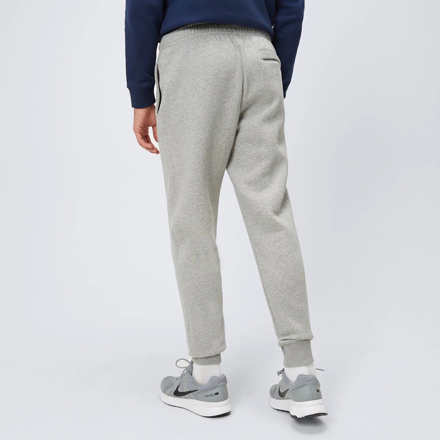 Брюки флисовые Nike SportWear Club, серый — фото 4