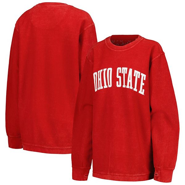 

Женский свитшот ohio state buckeyes comfy corded vintage wash basic arch pullover Pressbox, Серый, Женский свитшот ohio state buckeyes comfy corded vintage wash basic arch pullover Pressbox