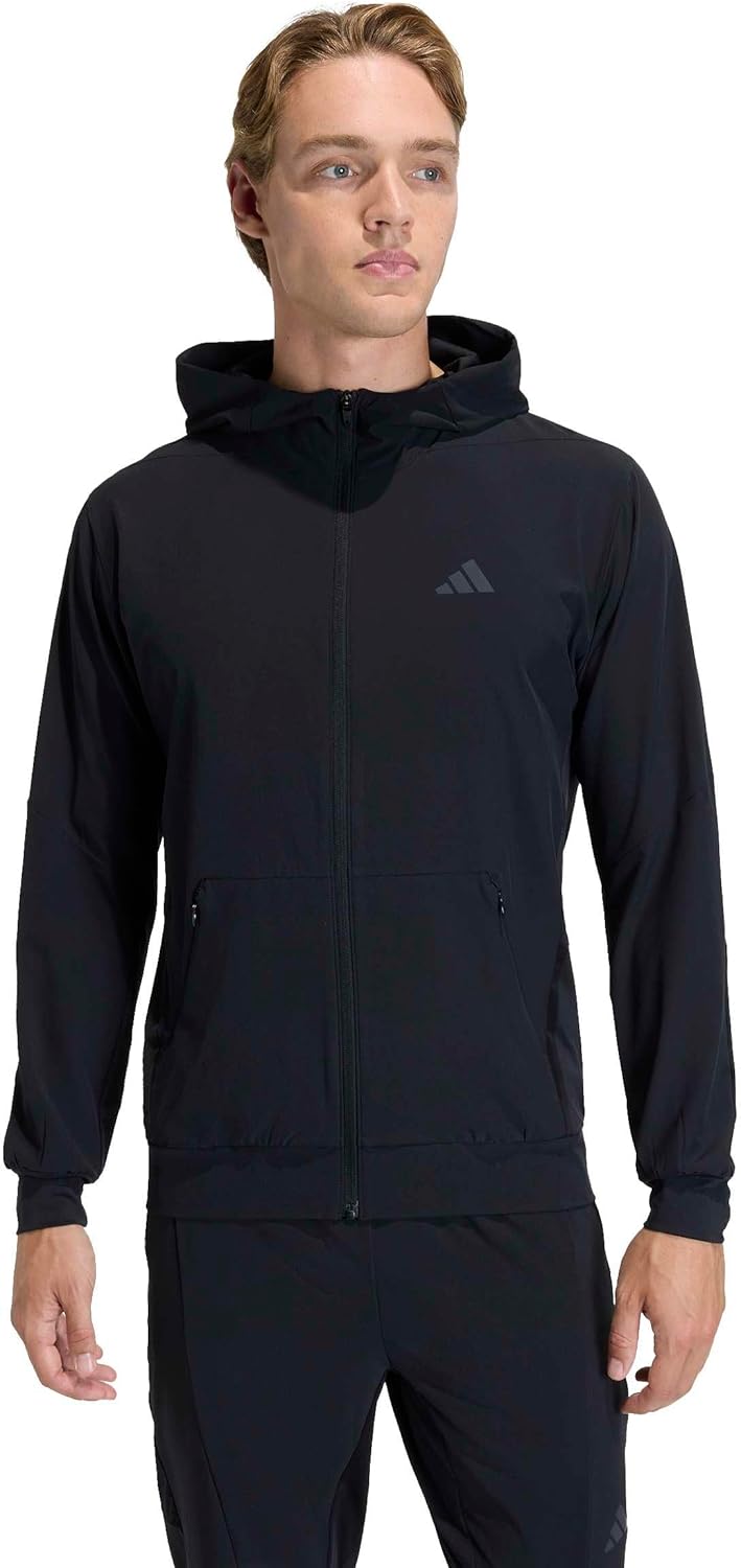 

Мужская толстовка Adidas CL826 D4T HYBRID на молнии, черный