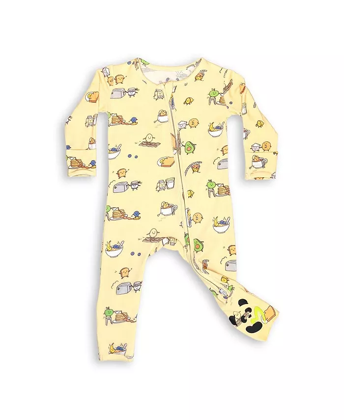

Унисекс комбинезон Baby Love You Brunches с отстегивающимися пинетками Bellabu Bear, желтый