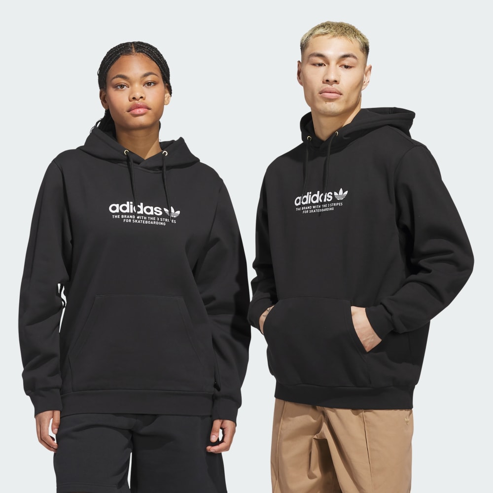 

Спортивное худи Adidas 4.0 Logo Hoodie (Gender Neutral), черный/белый