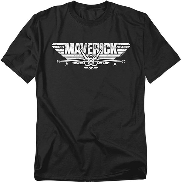 

Футболка с принтом Big & tall Top Gun Maverick Jet Logo Licensed Character