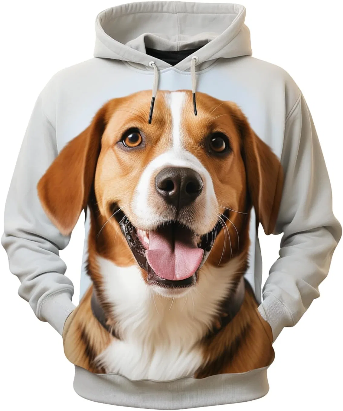 Толстовка с капюшоном с принтом собаки, Generic, Dog-07