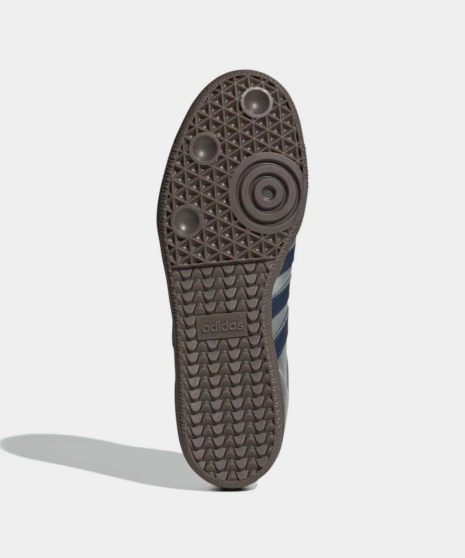 Унисекс кроссовки Adidas Samba OG для повседневной носки серебряные — фото 3