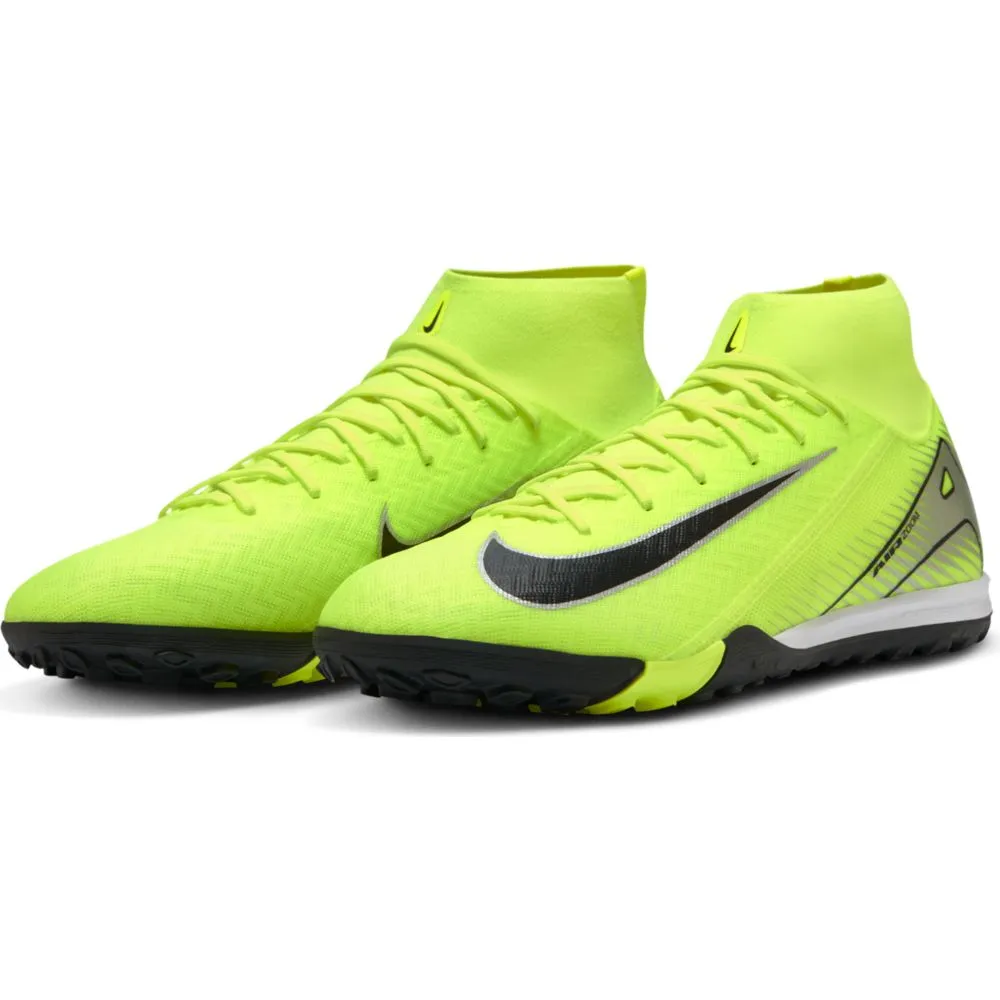 Футбольные бутсы Nike Mercurial Superfly 10 Academy TF, желтый — фото 4