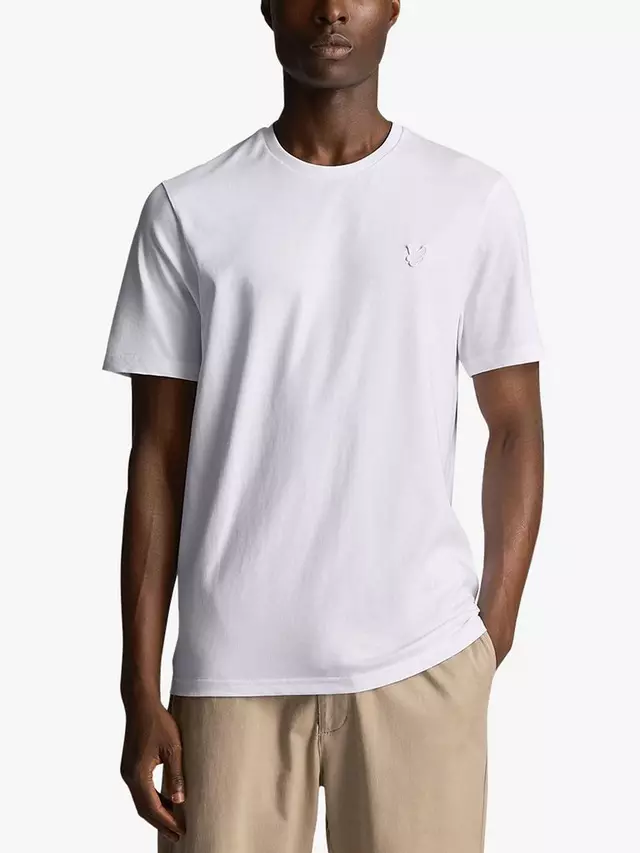 

Футболка Lyle & Scott Tonal Logo Short Sleeve, цвет 626/white
