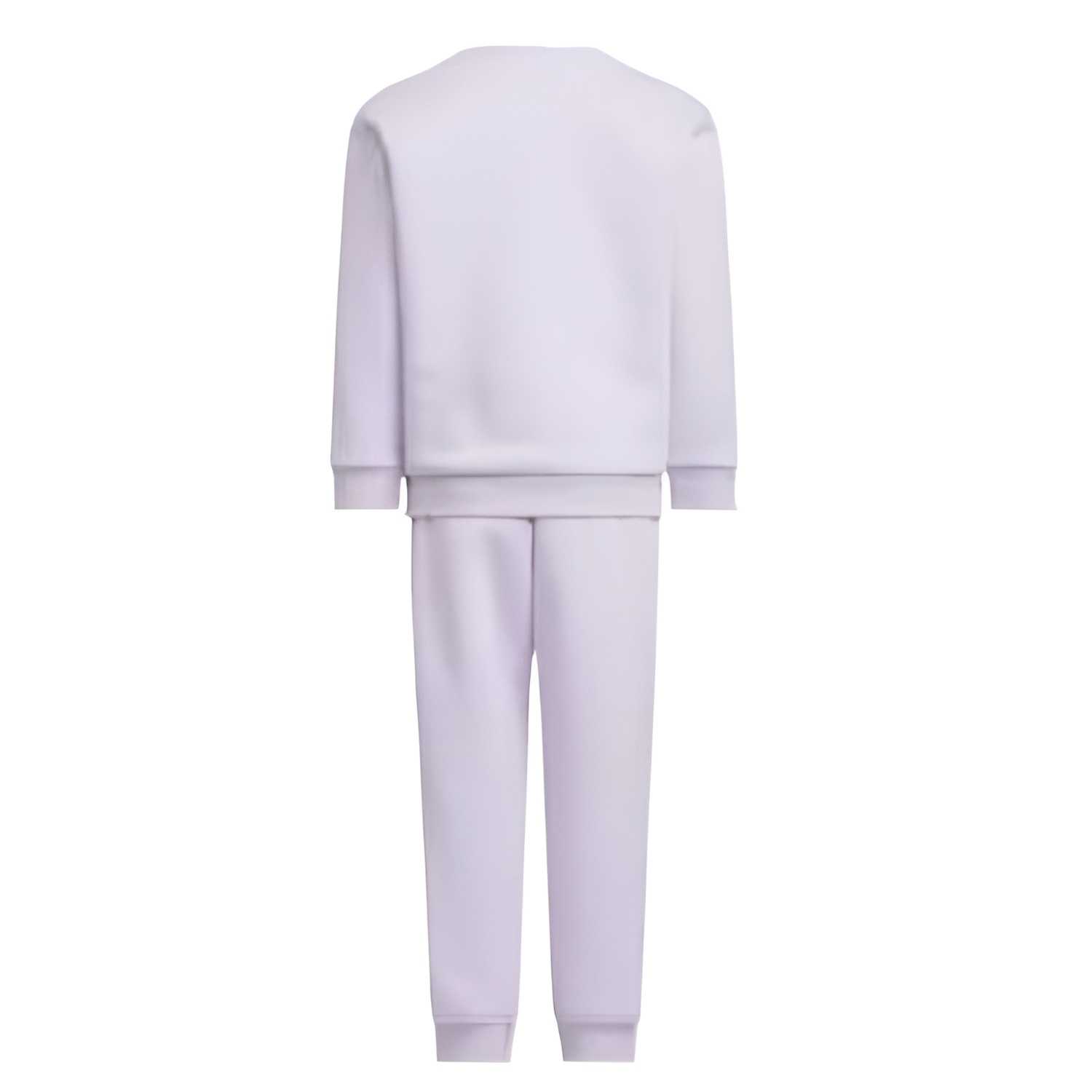 Детский спортивный комплект Casual Sportswear 2 Piece Set Adidas, фиолетовый/белый — фото 2