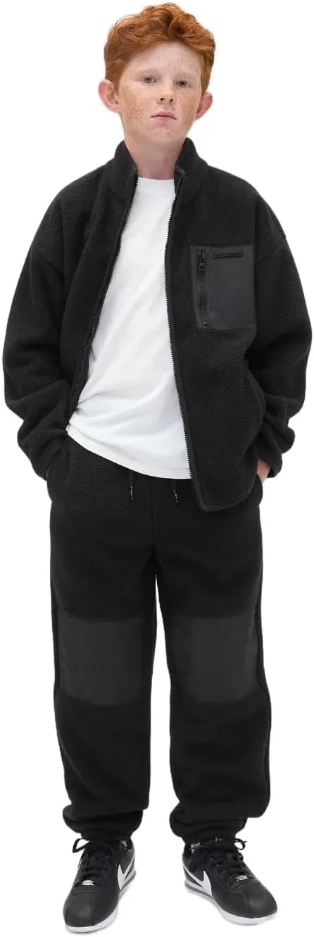Детские флисовые брюки GAP Arctic, черный 1