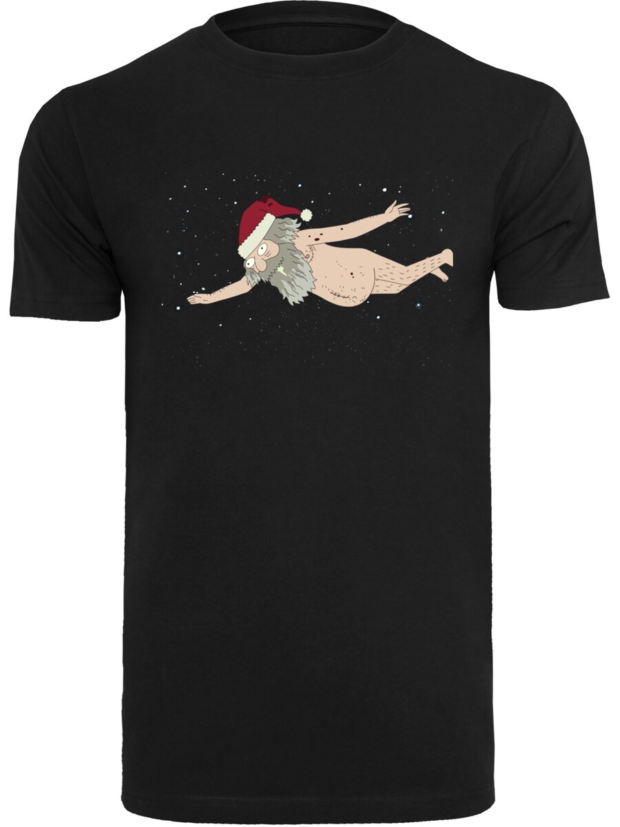 

Рубашка F4NT4STIC Rick and Morty Dead Space Santa, черный