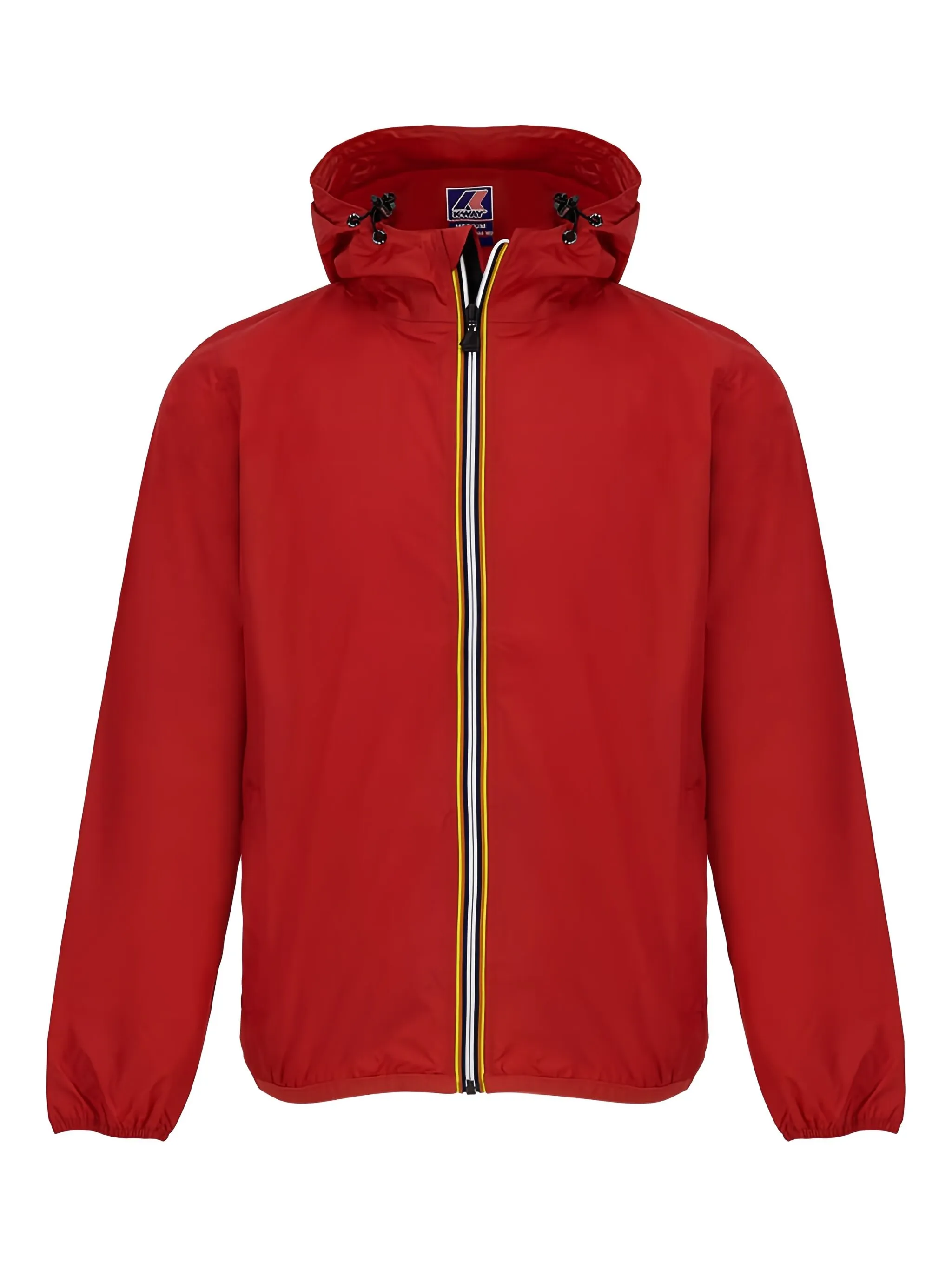 

Куртка на молнии с капюшоном K-Way, красный