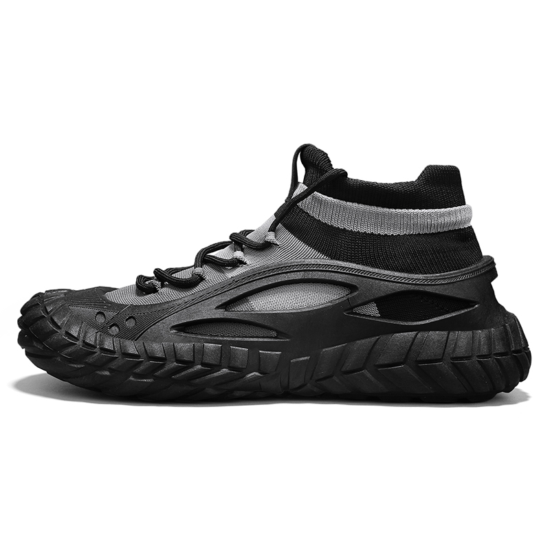 

Повседневные туфли мужские низкие серые WARRIOR, Black Gray