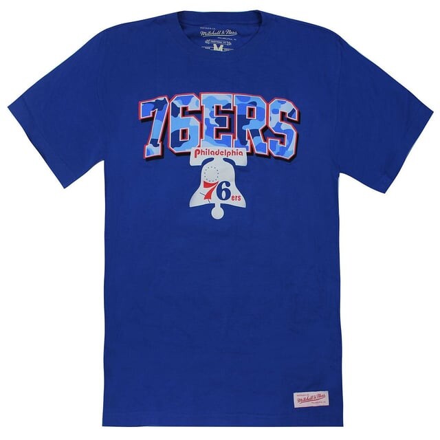 

Мужская футболка Mitchell & Ness NBA Philadelphia 76ers Mitchell And Ness, синий