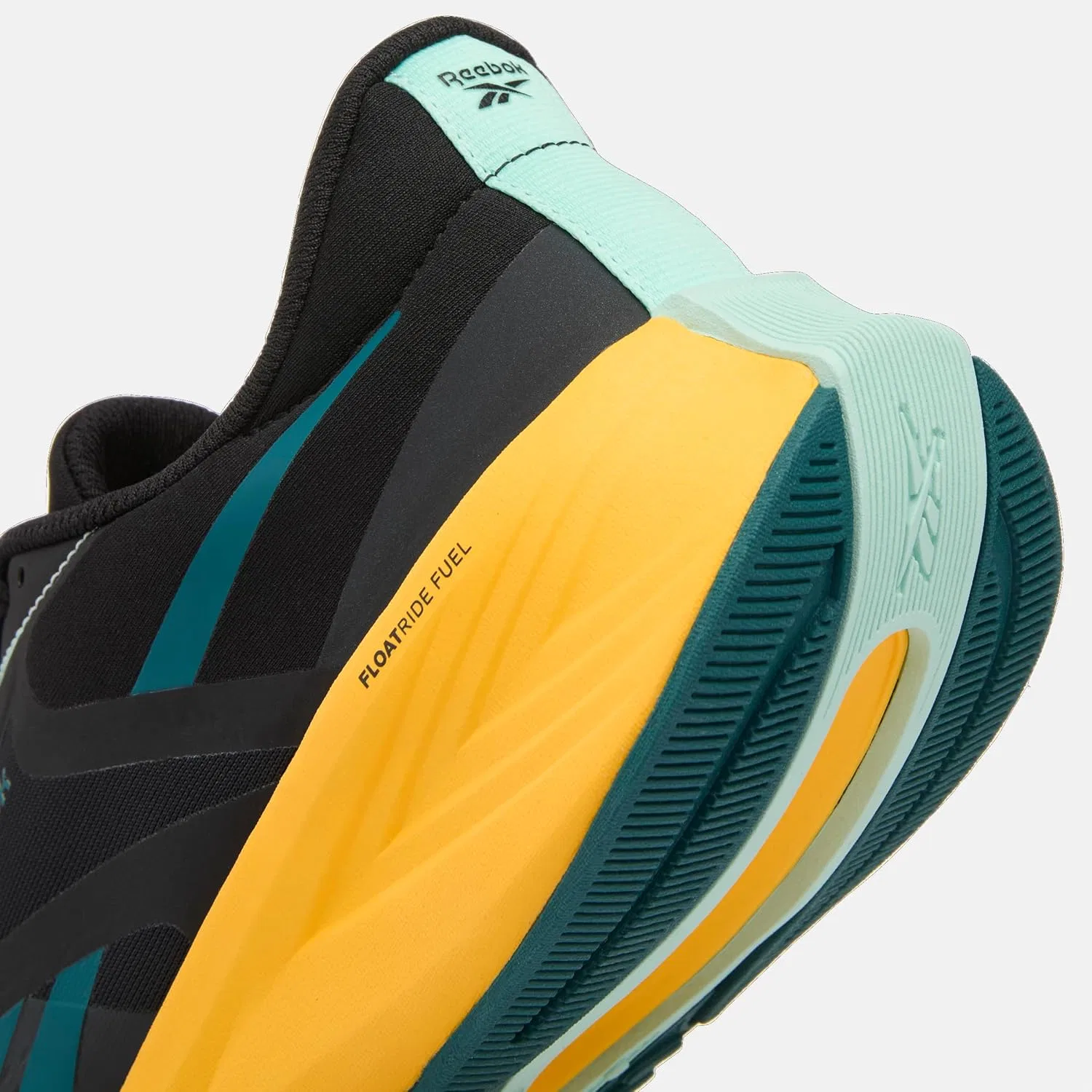 Кроссовки Reebok Unisex Energen Tech Plus 2, Black Golden Haze Glitch Aqua — фото 2