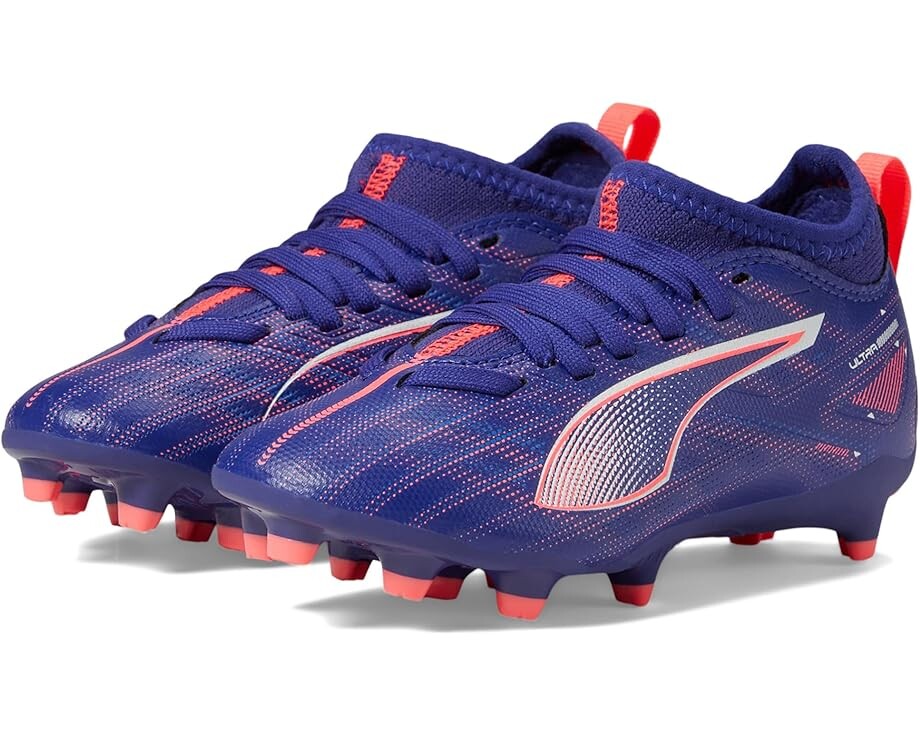 

Кроссовки PUMA Kids Ultra Match Firm Ground/All Ground, цвет Lapis Lazuli/PUMA White/Sunset Glow