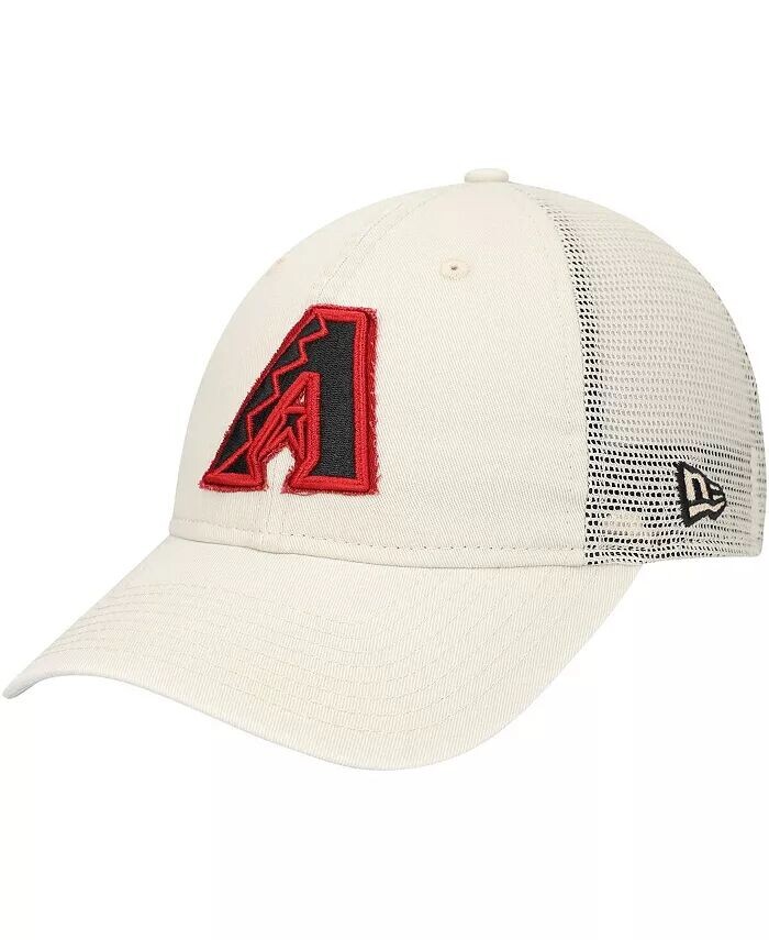 

Мужская регулируемая кепка дальнобойщика Stone Arizona Diamondbacks Game Day 9TWENTY New Era, бежевый