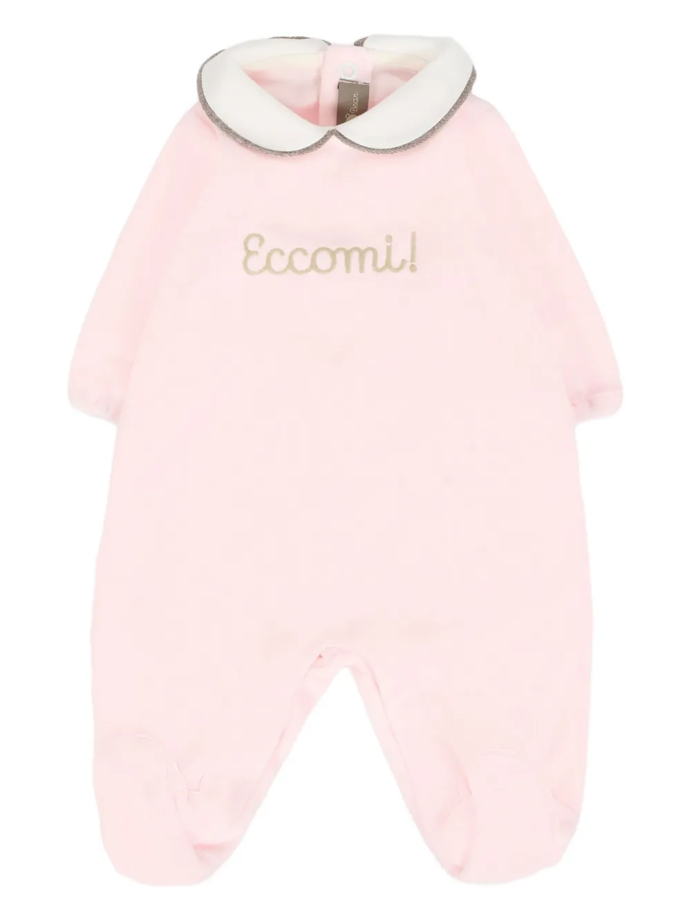 

Детский комбинезон с декорированным воротником Little Bear, розовый