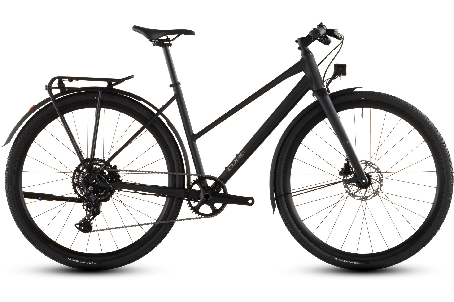 

Трекинговый велосипед Cube Nulane pro fe - 28 дюймов - trapez - 2026, grau | grey´n´chrome