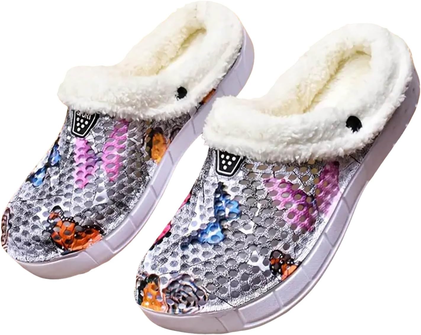 

Женские тапочки с поддержкой свода стопы, широкие кожаные мюли-клоги с искусственным мехом и хлопковой подкладкой, теплые мягкие плюшевые тапочки с эффектом памяти, домашние тапочки на липучке, зимние, для дома и улицы, туфли-лоферы Jyswoshoe, ч...