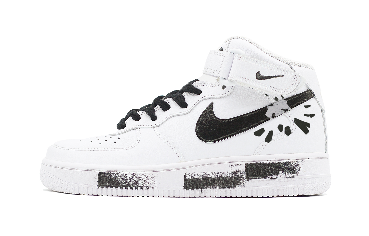

Nike Кроссовки Air Force 1 No Break, No Establishment для скейтбординга, мужские, черно-белые