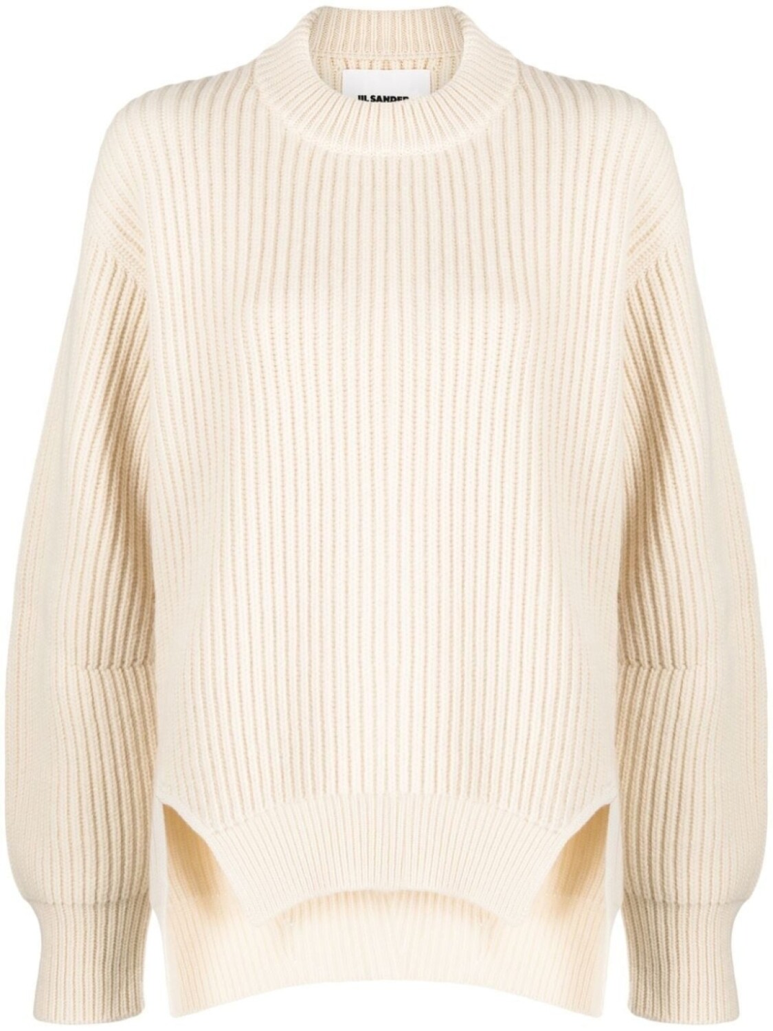 

Jil Sander джемпер в рубчик, нейтральный цвет