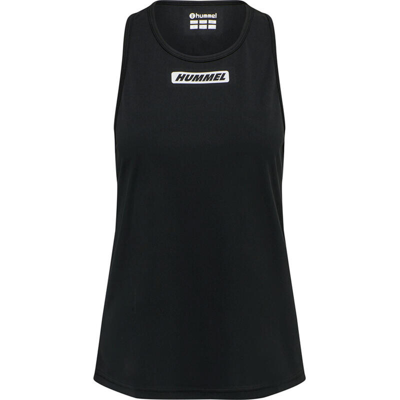 

Hmlte Tola Tank Top Женская тренировочная футболка HUMMEL, цвет schwarz