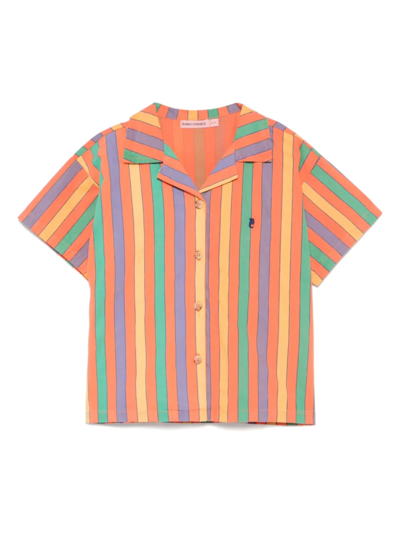 

Рубашка Bobo Choses Multicolor Stripes, оранжевый