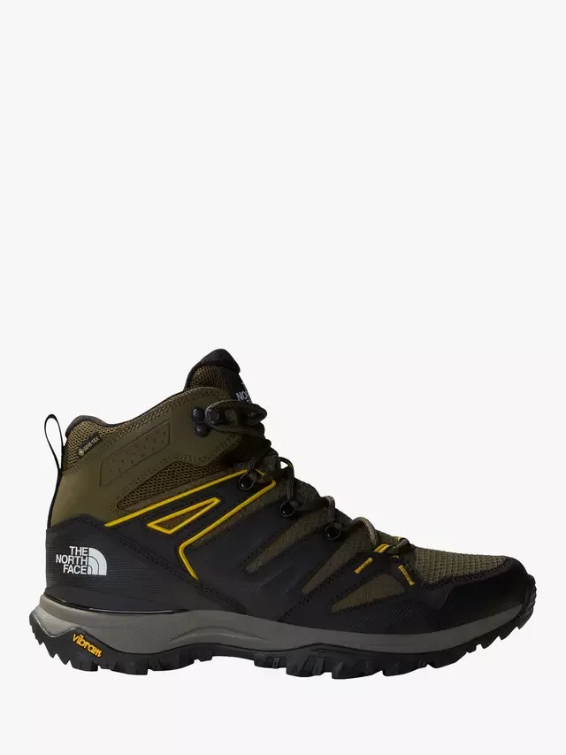 Мужские походные ботинки Hedgehog Goret, зелено-черные The North Face