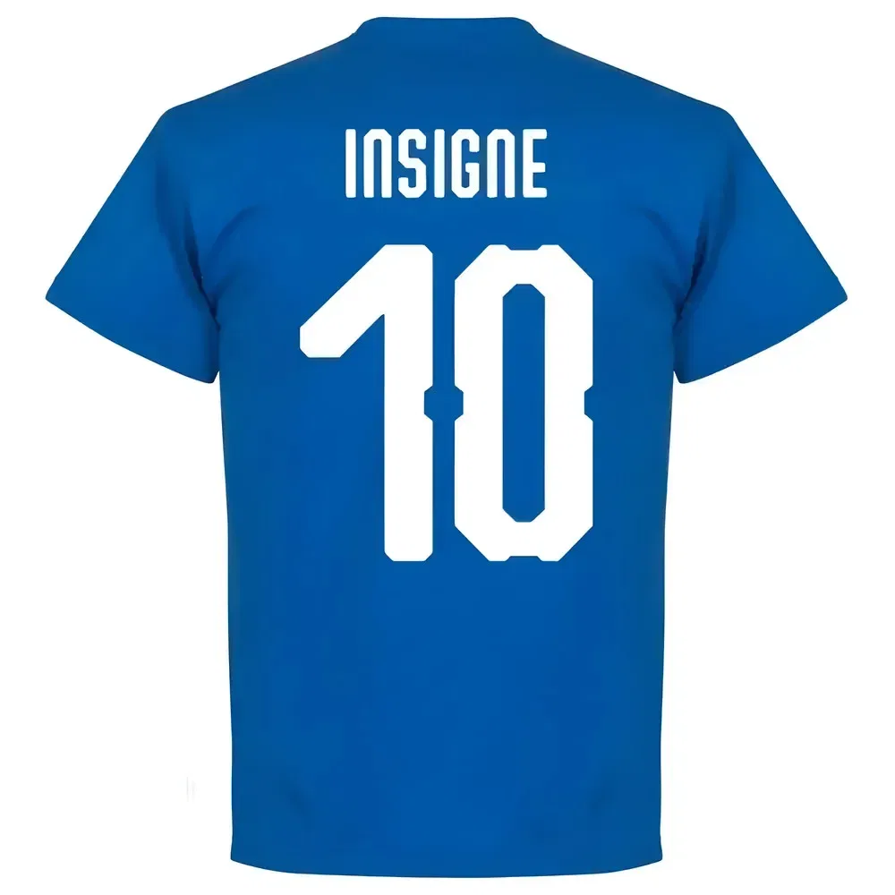 Футбольная футболка Insigne 10 Italy, синий — фото 3