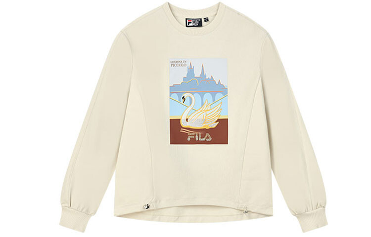 

Свитшот женский кремовый Fila