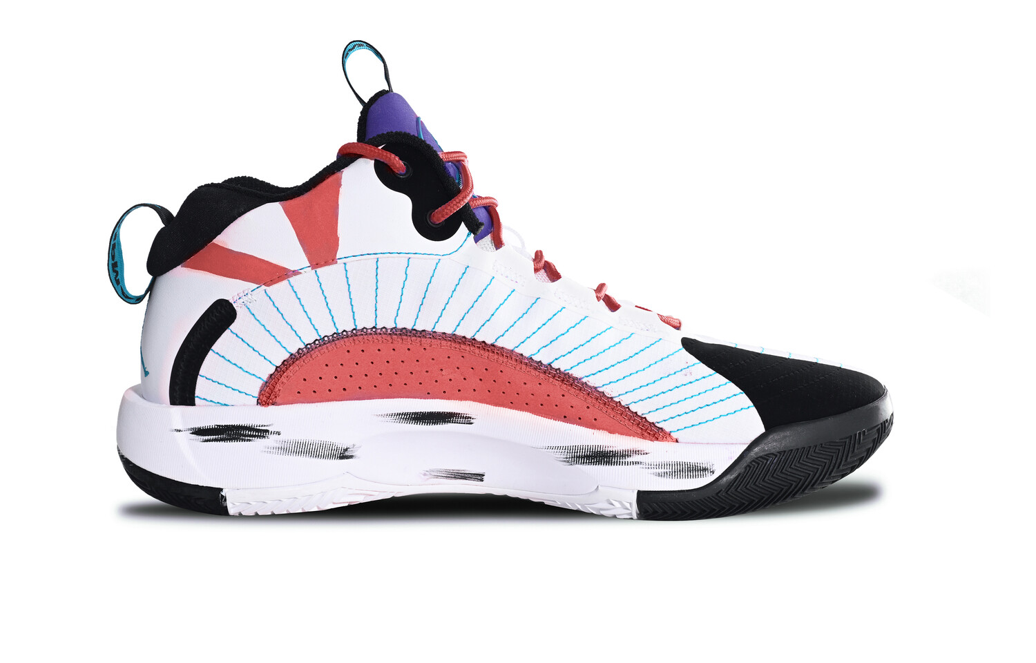 

Баскетбольные кроссовки Jumpman 2021 для мужчин, средний верх, фиолетовые Jordan