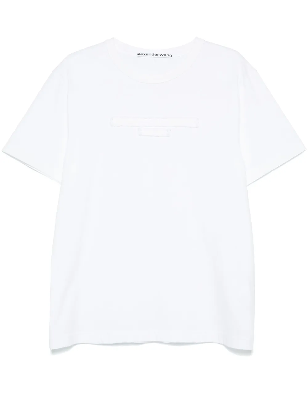 

Футболка с тисненым логотипом Alexander Wang, белый