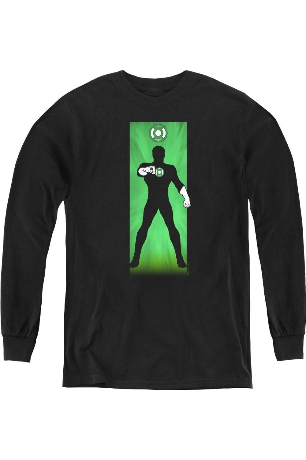 

DC Comics Green Lantern Блок Молодежная Футболка с Длинным Рукавом Gildan