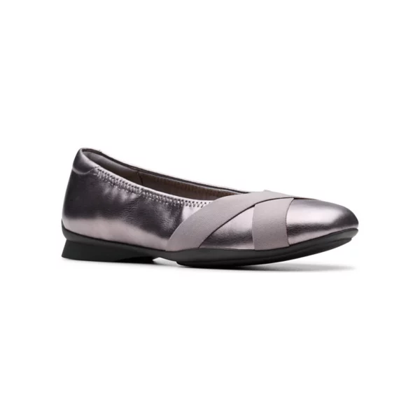 Женские балетки Jazmynn gem Clarks, цвет pewter metallic