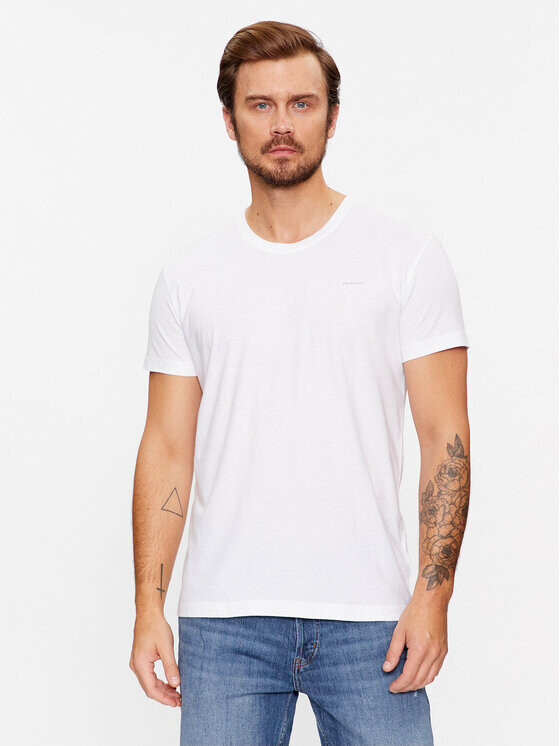 

Комплект из 2 футболок стандартного кроя Gant, белый